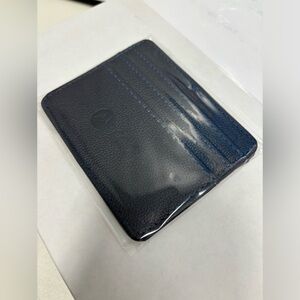 Navy Blue Wallet, 6 Card Slots